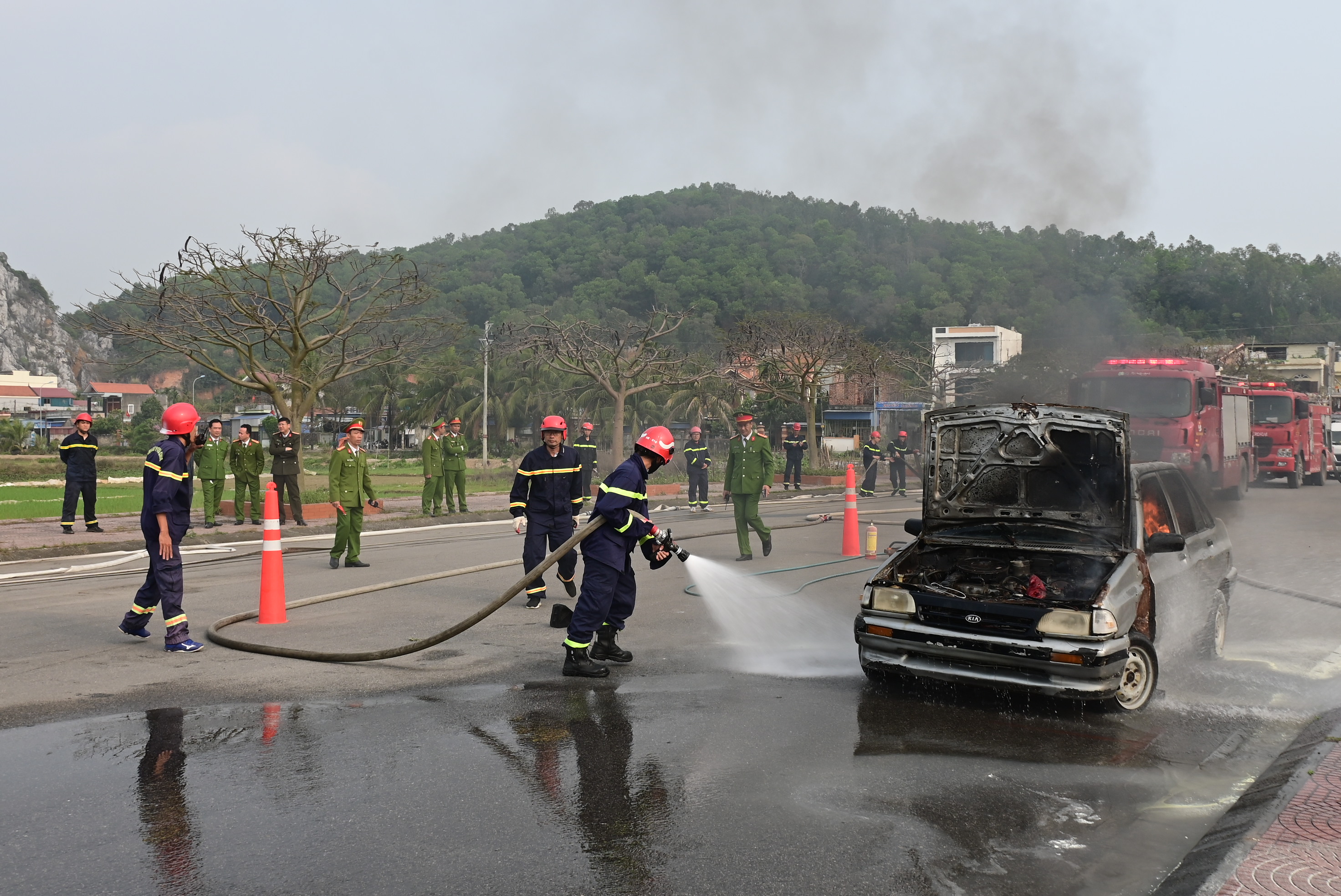 Phòng, chống cháy nổ tại các cơ sở bảo dưỡng, sửa chữa xe